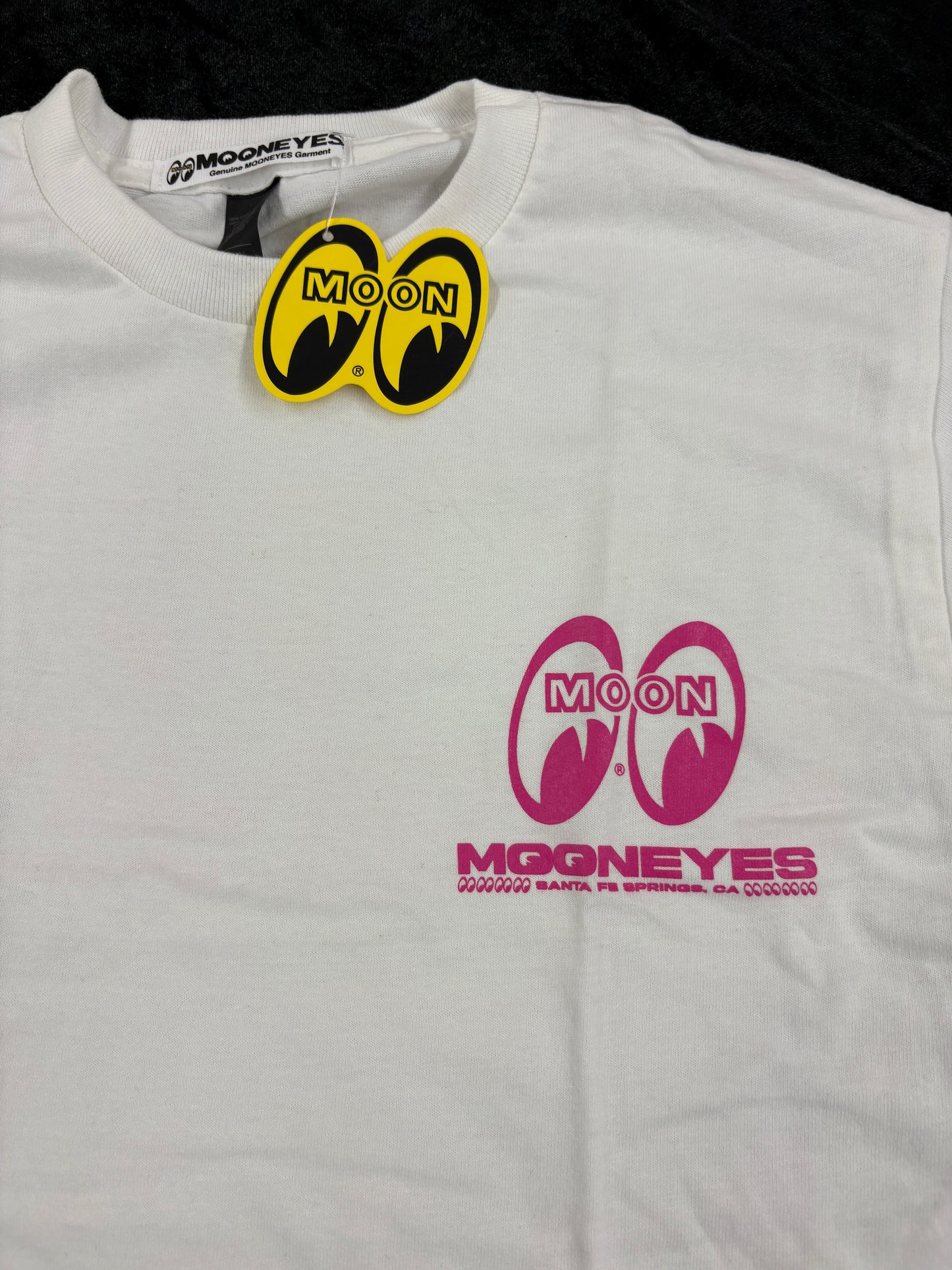 Glowing MOONEYES T-shirt White