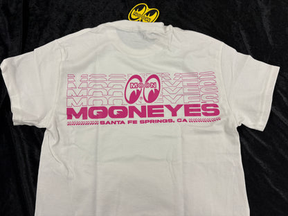 Glowing MOONEYES T-shirt White