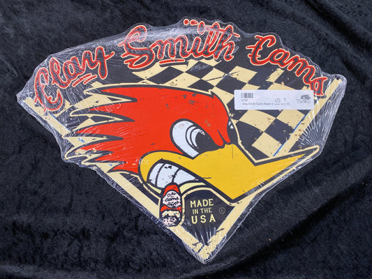 Clay Smith Cams Vintage Made in USA Sign