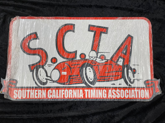 SCTA ROADSTER METAL SIGN