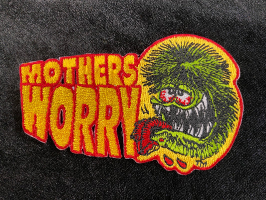 Rat Fink MOTHERS WORRY Patch
