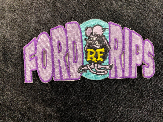Rat Fink Ford Rips Patch