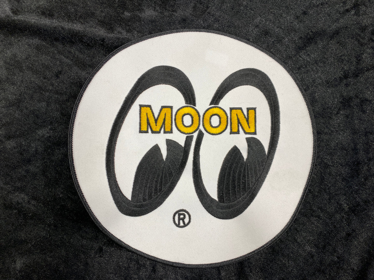 8 " LARGE  MOON Logo Round Patch