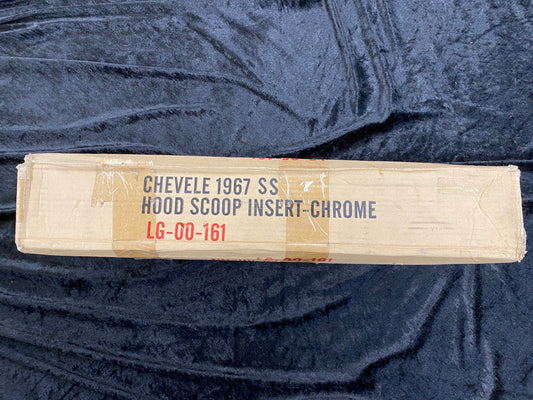 Chevelle 1967 SS Hood Scoop Insert-Chrome