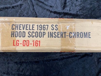 Chevelle 1967 SS Hood Scoop Insert-Chrome