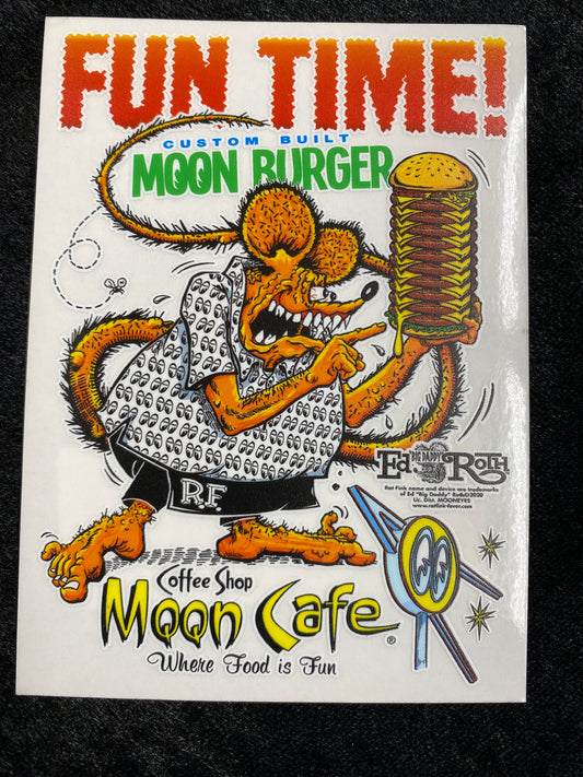 Rat Fink x MOON Cafe Sticker