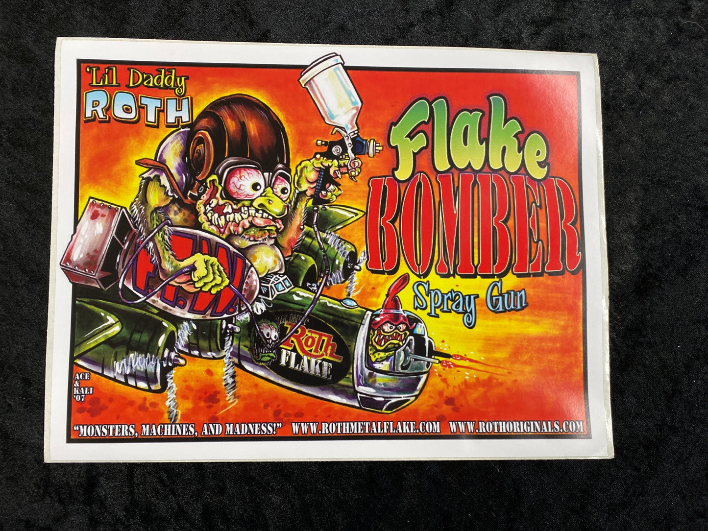 Flake Bomber STICKER