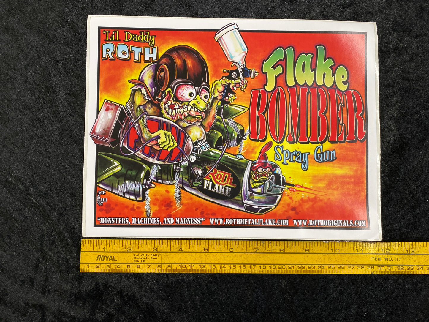 Flake Bomber STICKER
