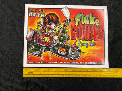 Flake Bomber STICKER