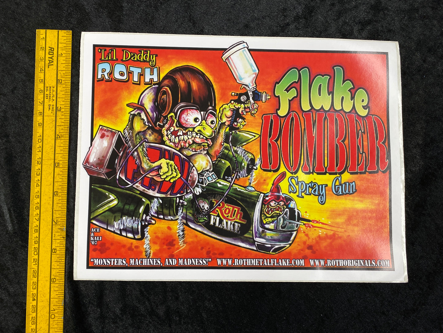 Flake Bomber STICKER