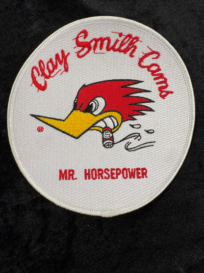 Mr Horsepower Round 5" Jacket Patch Embroidered