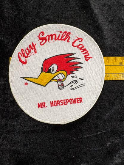 Mr Horsepower Round 5" Jacket Patch Embroidered