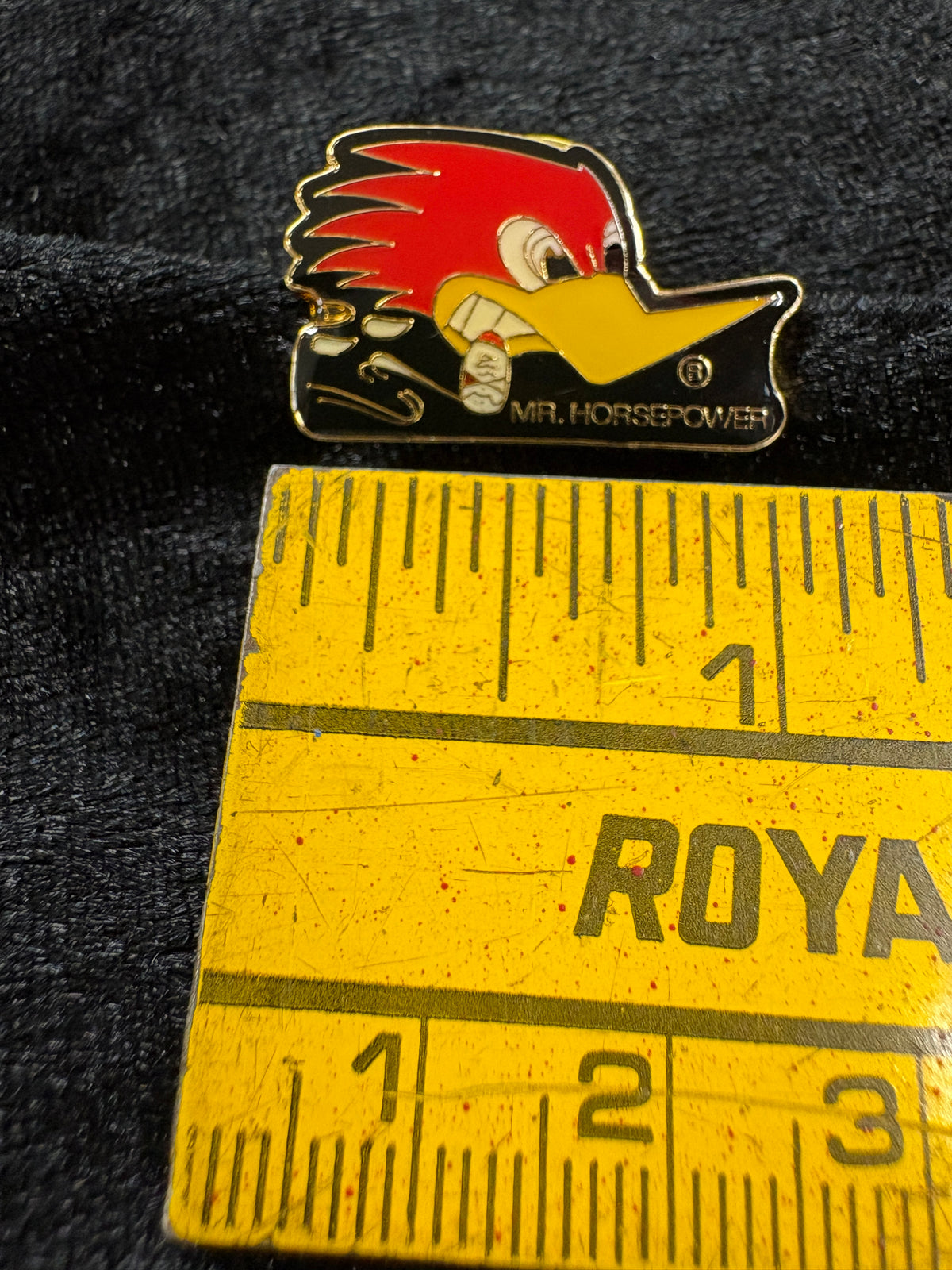 Mr. Horsepower Enamel Hat Pin