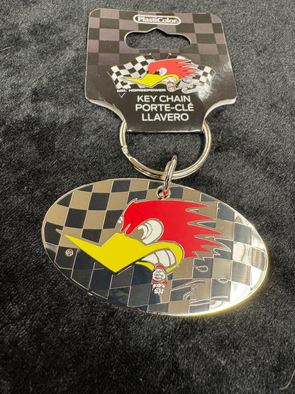 Mr. Horsepower Checkered Flag Key Chain