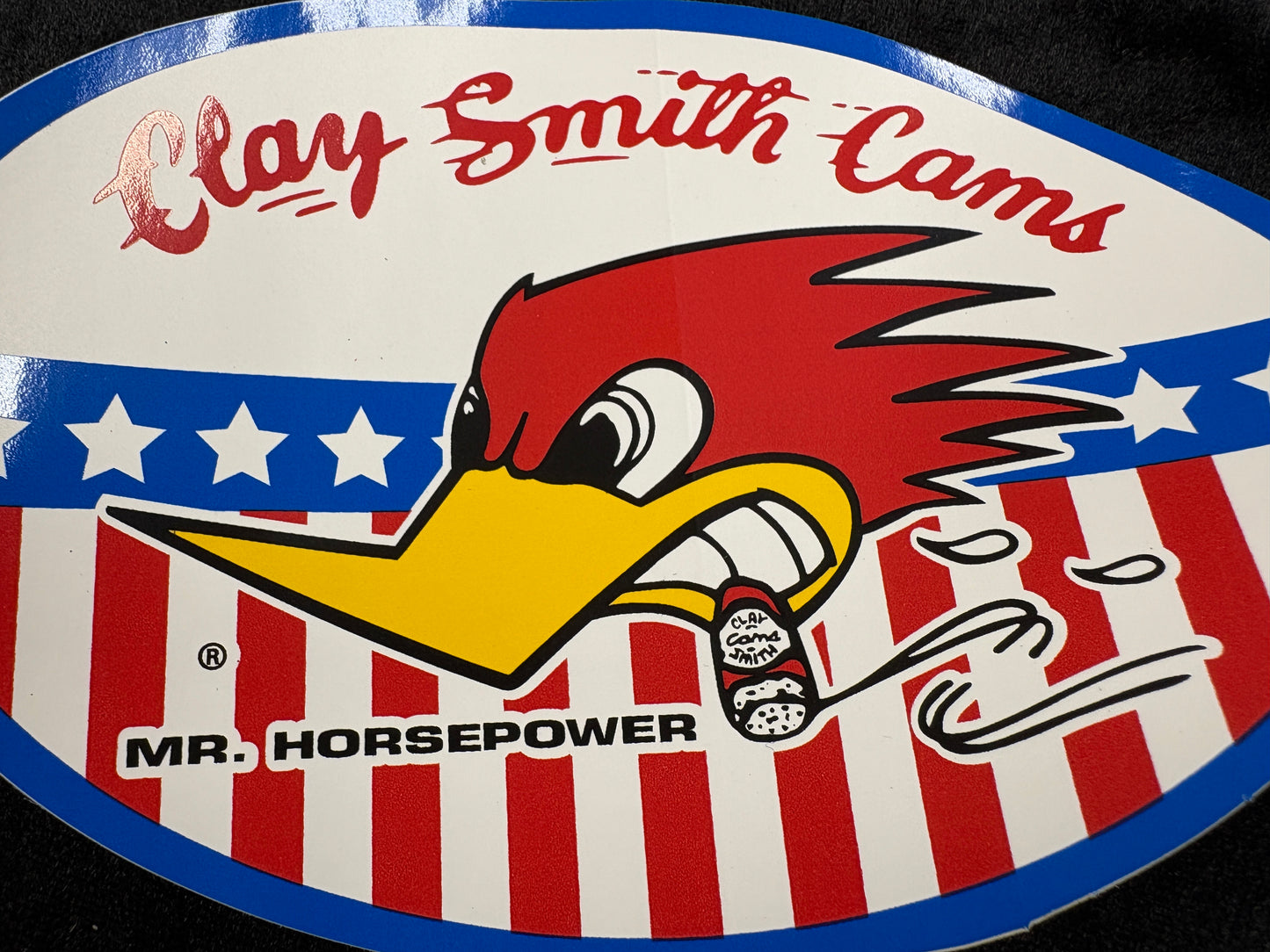 All American Mr. Horsepower Oval Sticker