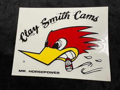 Clay Smith Cams Mr. Horsepower Medium 6" Decal