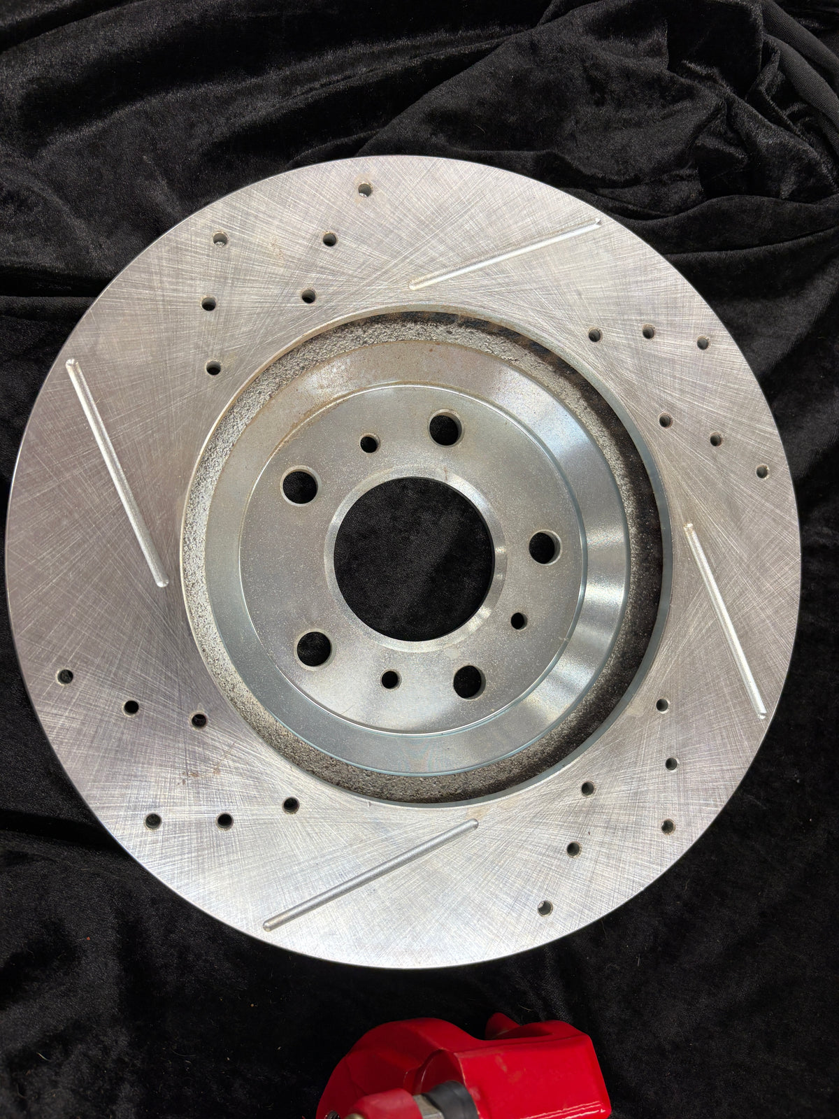 Power-Stop-CPC1438-23-Z23-Evolution Sport Fully Coated Rotor And Powder Coated Caliper Kit With Premium Carbon-Fiber Ceramic Brake Pad.