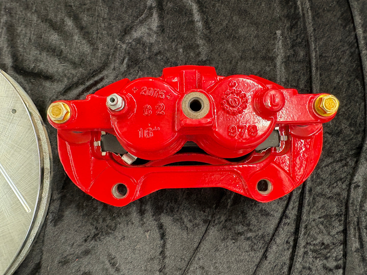 Power-Stop-CPC1438-23-Z23-Evolution Sport Fully Coated Rotor And Powder Coated Caliper Kit With Premium Carbon-Fiber Ceramic Brake Pad.