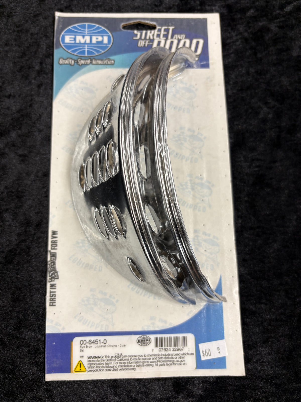 7.5" Louvered Headlight Visor