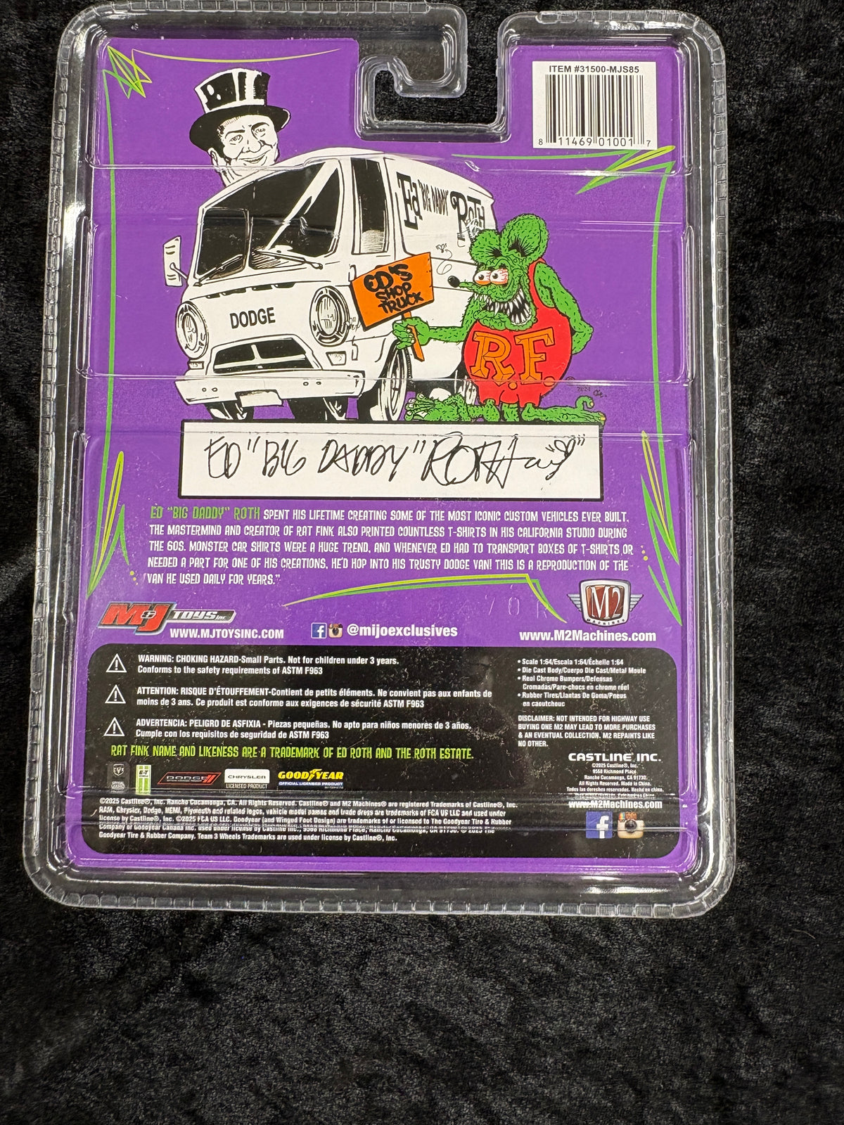 [Mijo Exclusive] M2 Machines x Ed Big Daddy Roth 1964 Dodge A100 Panel Van