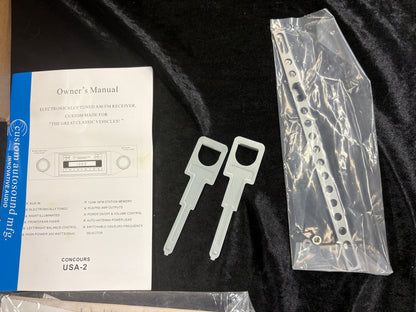 Custom Autosound USA-230 radio (part number CAM-CAD-58/0-230) for a 1958–1960 Cadillac