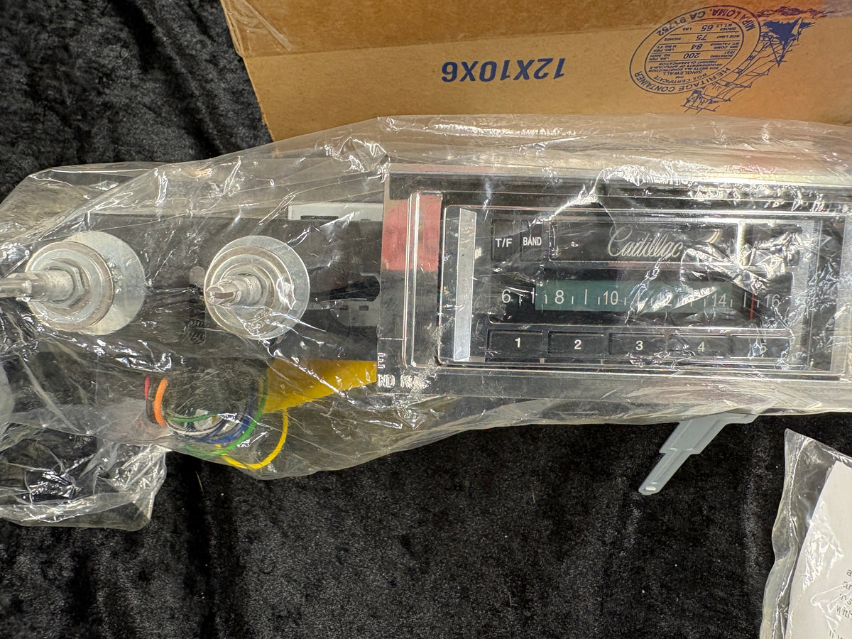 Custom Autosound USA-230 radio (part number CAM-CAD-58/0-230) for a 1958–1960 Cadillac