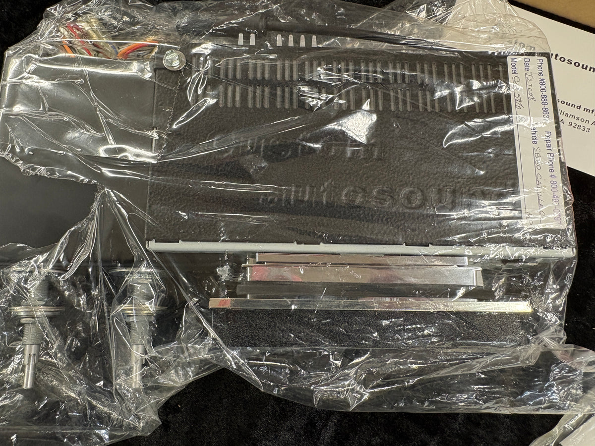 Custom Autosound USA-230 radio (part number CAM-CAD-58/0-230) for a 1958–1960 Cadillac
