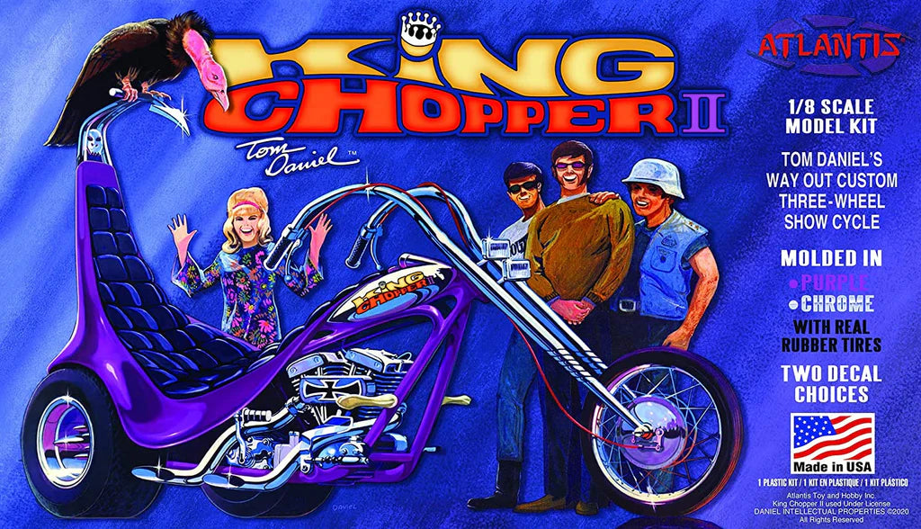 King Chopper II 1/8 Plastic Model Trike kit