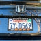 Raised Kousoku Yuen Logo License Plate Frame