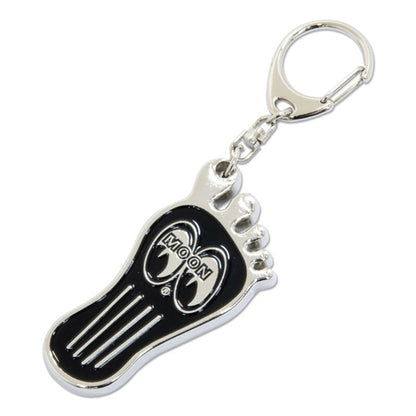 MOONEYES Barefoot Gas Pedal Metal Key Ring