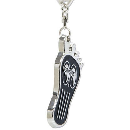 MOONEYES Barefoot Gas Pedal Metal Key Ring