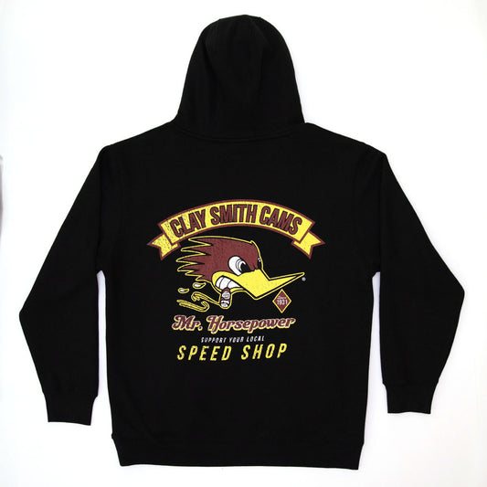 Support Your Local Speed Shop - Black Hooded Sweatshirt