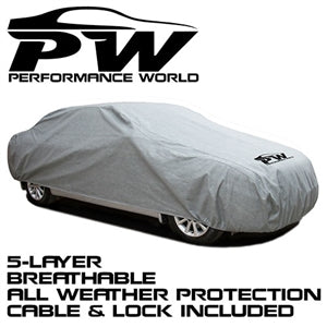 900006 5-LAYER ALL WEATHER CAR COVER XXXLARGE
