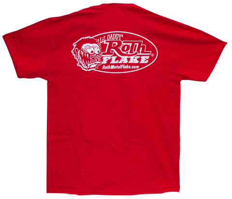 Us Roth Logo Roth Logo T-Shirt Red – Mooneyes.ca