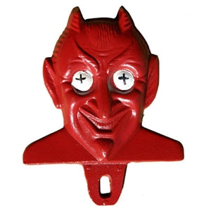 Devil Plate Red Devil License Plate Topper – Mooneyes.ca