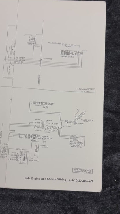 1977 CHEVROLET TRUCK WIRING DIAGRAMS SERVICE MANUAL 1500 - 3500 MODELS ORIGINAL